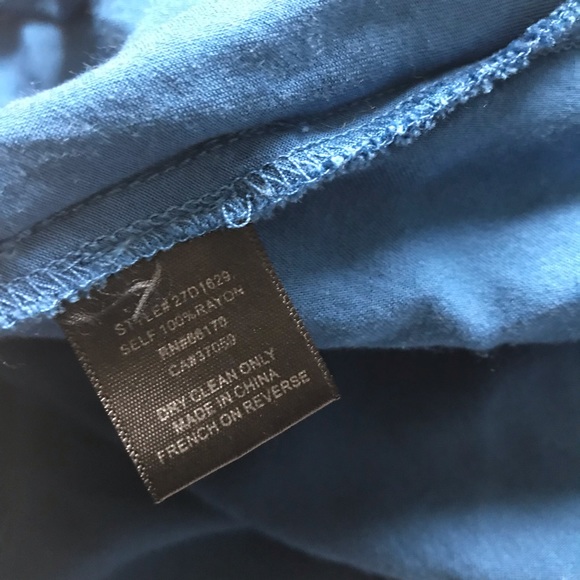 Anthropologie Maeve Dakota Blue Shirt Dress Size S - Picture 7 of 7